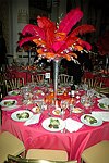 Table setting  at the Casita Maria  70th. Anniversary Fiesta  at the Plaza Hotel  on October 19, 2004 in Manhattan, N.Y. photo by Rob Rich copyright 2004 516-676-3939  robwayne1@aol.com