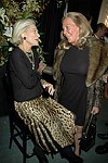 Nan Kempner and Elaine Sargeant at the Society of Memorial Sloan-Kettering Cancer Center�s<br>16th Anniversary Preview Party <br>for The International Fine Art and Antique Dealers Show at the Seventh Regiment Armory on October 21, 2004 in Manhattan, N.Y. Photo by Rob Rich copyright 2004 516-676-3939<br>