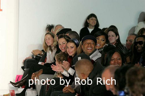 Lindsay Lohan, Russell Simmons, Kimora Lee Simmons