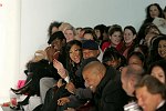 Kimora Lee Simmons, Russell Simmons  <br>at the CHILD Magazine fashion show at Bryant Park in Manhattan, N.Y. on 2-6-06. photo by Rob Rich copyright 2006 516-676-3939 robwayne1@aol.com