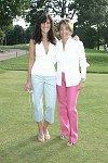 Marcy Goodman and Pamela Liebman  at the 2nd Annual Golf Outing to benefit the Wipe Out Leukemia Forever Foundation at the Winged Foot Golf Club on July 26, 2004 in Mamaroneck, N.Y. photo by Rob Rich copyright 2004 516-676-3939 robwayne1@aol.com
