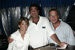 Pamela Liebman, Paul Goodman, and Neal Sroka  at the 2nd Annual Golf Outing to benefit the Wipe Out Leukemia Forever Foundation at the Winged Foot Golf Club on July 26, 2004 in Mamaroneck, N.Y. photo by Rob Rich copyright 2004 516-676-3939 robwayne1@aol.com