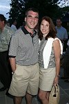 Stephen Henriques and Julia Molino  at the 2nd Annual Golf Outing to benefit the Wipe Out Leukemia Forever Foundation at the Winged Foot Golf Club on July 26, 2004 in Mamaroneck, N.Y. photo by Rob Rich copyright 2004 516-676-3939 robwayne1@aol.com