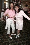 Denise Wohl and Andrea Stark  at the Evelyn Lauder Breast Cancer Golf Tournament at Hampton Hills Golf Course in Westhamtpon on 8-5-04.<br>photo by Rob Rich copyright 2004 516-676-3939  robwayne1@aol.com