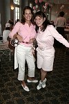Denise Wohl and Andrea Stark  at the Evelyn Lauder Breast Cancer Golf Tournament at Hampton Hills Golf Course in Westhamtpon on 8-5-04.<br>photo by Rob Rich copyright 2004 516-676-3939  robwayne1@aol.com