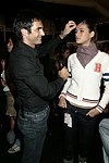 Julien Fariel  at the Lloyd Klein Fashion show at  Bryant Park in Manhattan, N.Y. on September 11, 2004.photo by Rob Rich copyright 2004<br>516-676-3939<br>robwayne1@aol.com