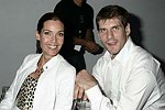 Carol Alt and Alexei Yashin  at the Lloyd Klein Fashion show at  Bryant Park in Manhattan, N.Y. on September 11, 2004.photo by Rob Rich copyright 2004<br>516-676-3939<br>robwayne1@aol.com