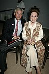 Robert Zimmerman and Cindy Adams at the Lloyd Klein Fashion show at  Bryant Park in Manhattan, N.Y. on September 11, 2004.photo by Rob Rich copyright 2004<br>516-676-3939<br>robwayne1@aol.com