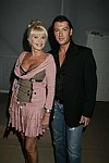 Ivana Trump and Rossano Rubicondi at the Lloyd Klein Fashion show at  Bryant Park in Manhattan, N.Y. on September 11, 2004.photo by Rob Rich copyright 2004<br>516-676-3939<br>robwayne1@aol.com