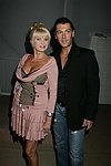 Ivana Trump and Rossano Rubicondi at the Lloyd Klein Fashion show at  Bryant Park in Manhattan, N.Y. on September 11, 2004.photo by Rob Rich copyright 2004<br>516-676-3939<br>robwayne1@aol.com