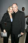 Francine Lefrak and Rick Friedberg  at the Lloyd Klein Fashion show at  Bryant Park in Manhattan, N.Y. on September 11, 2004.photo by Rob Rich copyright 2004<br>516-676-3939<br>robwayne1@aol.com