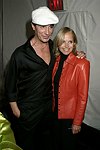 Lloyd Klein and Katie Couric   at the Lloyd Klein Fashion show at  Bryant Park in Manhattan, N.Y. on September 11, 2004.photo by Rob Rich copyright 2004<br>516-676-3939<br>robwayne1@aol.com