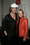 Lloyd Klein and Katie Couric   at the Lloyd Klein Fashion show at  Bryant Park in Manhattan, N.Y. on September 11, 2004.photo by Rob Rich copyright 2004<br>516-676-3939<br>robwayne1@aol.com