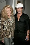 Jocelyn Wildenstein and Lloyd Klein at the Lloyd Klein Fashion show at  Bryant Park in Manhattan, N.Y. on September 11, 2004.photo by Rob Rich copyright 2004<br>516-676-3939<br>robwayne1@aol.com