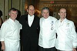 Bob Chavez  with chefs at the March of Dimes Gourmet Gala 2004 at the Pierre Hotel in Manhattan on October 18, 2004. photo by Rob Rich copyright 2004  516-676-3939 robwayne1@aol.com