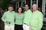 Richard Abrons, Mary Baliban, Douglas Hannant, and Andrew Marks at the 16th. Annual Planned Parenthood Hudson Peconic Benefit at the Home of Ina and Jeffrey Garten on  May 22, 2004 . photos by Rob Rich copyright 2004 516-676-3939  robwayne1@aol.com