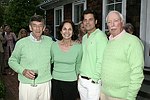 Richard Abrons, Mary Baliban, Douglas Hannant, and Andrew Marks at the 16th. Annual Planned Parenthood Hudson Peconic Benefit at the Home of Ina and Jeffrey Garten on  May 22, 2004 . photos by Rob Rich copyright 2004 516-676-3939  robwayne1@aol.com