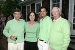 Richard Abrons, Mary Baliban, Douglas Hannant, and Andrew Marks at the 16th. Annual Planned Parenthood Hudson Peconic Benefit at the Home of Ina and Jeffrey Garten on  May 22, 2004 . photos by Rob Rich copyright 2004 516-676-3939  robwayne1@aol.com