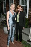 Debbie Bancroft and Nicole Miller at the 16th. Annual Planned Parenthood Hudson Peconic Benefit at the Home of Ina and Jeffrey Garten on  May 22, 2004 . photos by Rob Rich copyright 2004 516-676-3939  robwayne1@aol.com