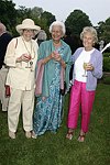 Tina Fredericks, Santha Rama Rau, and Tinka Topping at the 16th. Annual Planned Parenthood Hudson Peconic Benefit at the Home of Ina and Jeffrey Garten on  May 22, 2004 . photos by Rob Rich copyright 2004 516-676-3939  robwayne1@aol.com