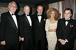 Honoree Richard Meier,President Thomas F. Schutte, Burt Tansky, guest, and Honoree  Emanuel Ungaro at the Pratt Legends Scholarship Benefit Gala Dinner at the Rainbow Room on 5-25-04<br>photo by Rob Rich copyright 2004<br>516-676-3939<br>robwayne1@aol.com