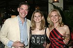 Charles Dubow, Blakely Griggs, and Salla Alfieri at the Volunteers of America fundraiser at the Boat House in  Central Park on June 8, 2004 in N.Y.C.<br>photo by Rob Rich copyright 2004<br>516-676-3939<br>robwayne1@aol.com
